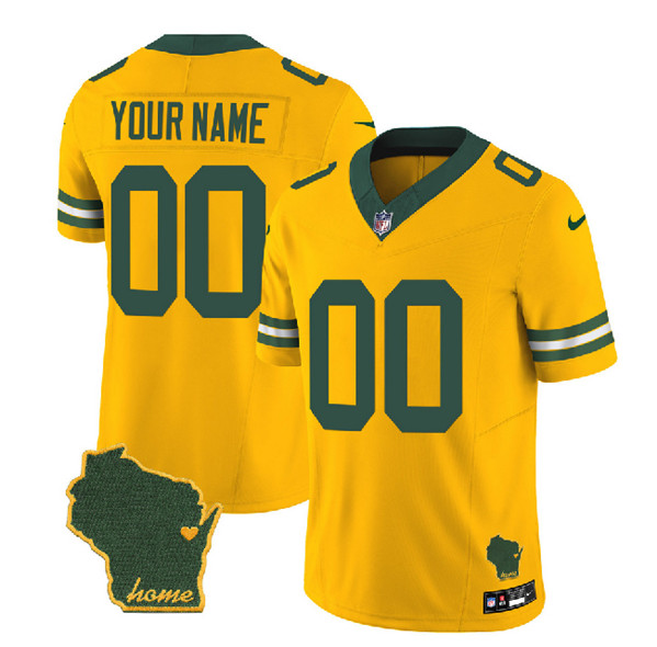 Custom Green Bay Packers Vapor F.U.S.E. Limited Jersey